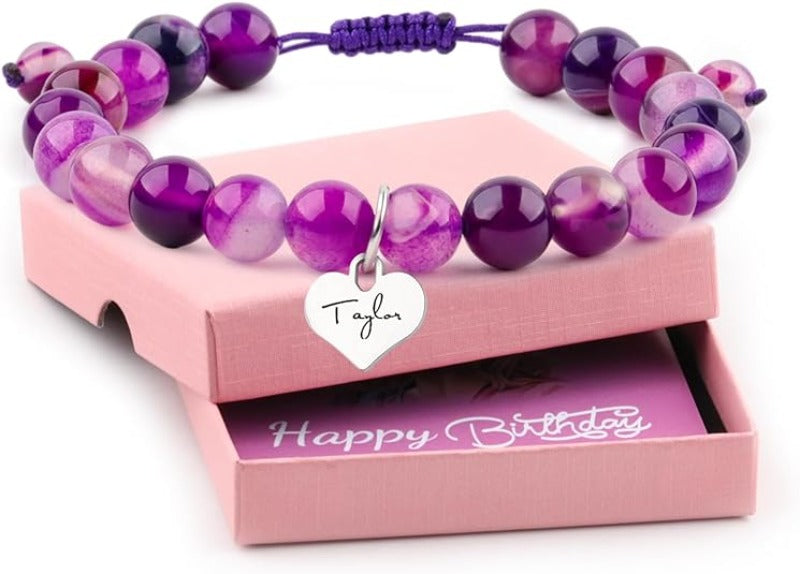 Carsine Taylor Birthday Gifts Bracelets Taylor Merch Bracelet Birthday Card Gifts for Girls Women wife Daughter Granddaughter Bestie Sister