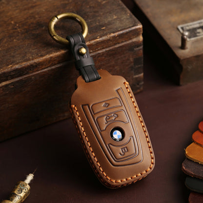 BMW Leather Car Key Cover 2,3 Button