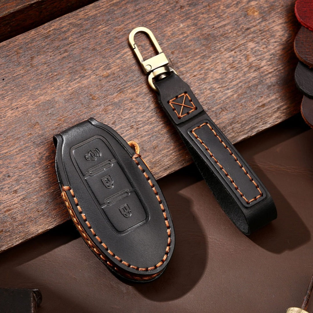 Nissan Leather Car Key Cover 3,4,5 Button