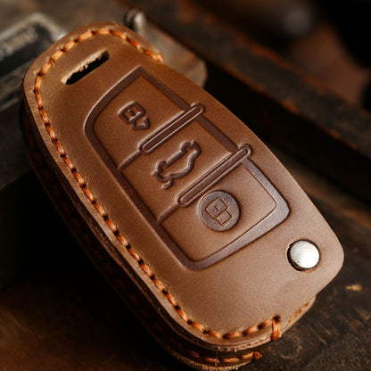 Audi A4L Q3 A3 Leather Car Key Cover