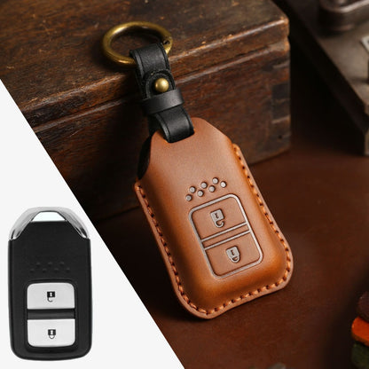 Honda CRV Lingpai XRV Civic Accord Guandao Fit Leather Car Key Cover 2,3,4,5,6 Button