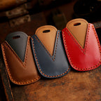 Kia K3 K4 K5 Kx3 Kx5 Leder-Autoschlüsselhülle mit 3 Tasten