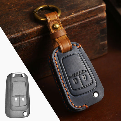 Buick Chevrolet Leather Car Key Cover 2,3,4,5 Button