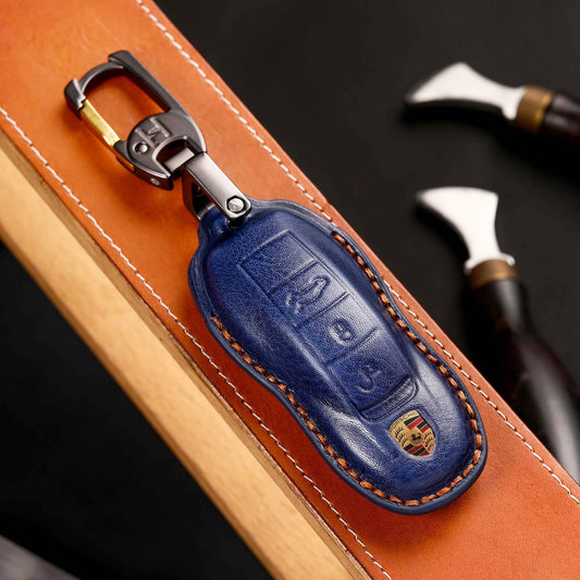 Porsche Leather Car Key Cover