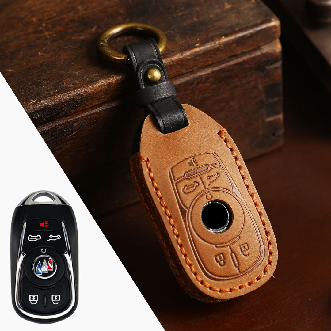 Buick GL8 GL6 Leather Car Key Cover 4,5,6 Button