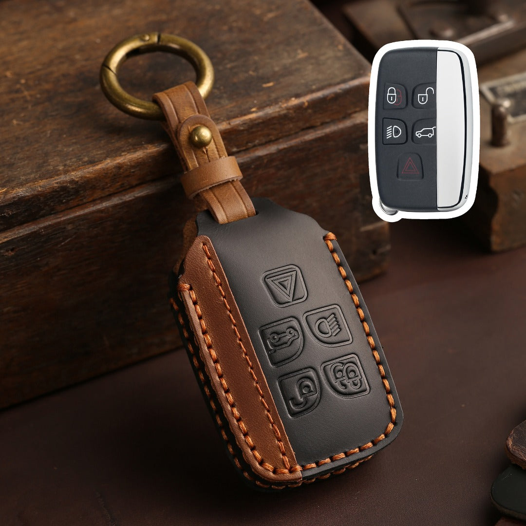 Land Rover Jaguar Leather Car Key Cover