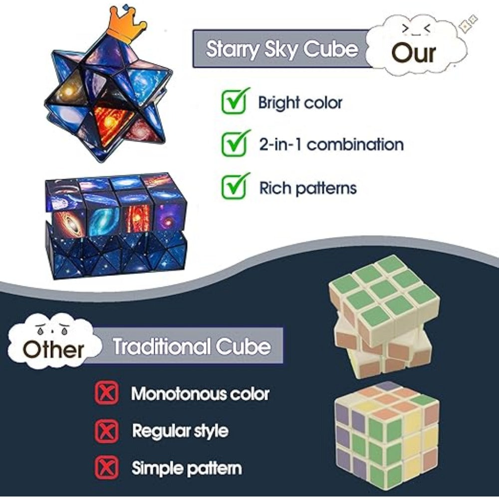 Spielzeug für Jungen und Mädchen im Alter von 8–12 Jahren, Geschenke für Infinity Cube, Zappelspielzeug für Geburtstagsgeschenke, Geschenkideen