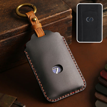 Lexus Leather Card Car Key Cover Button