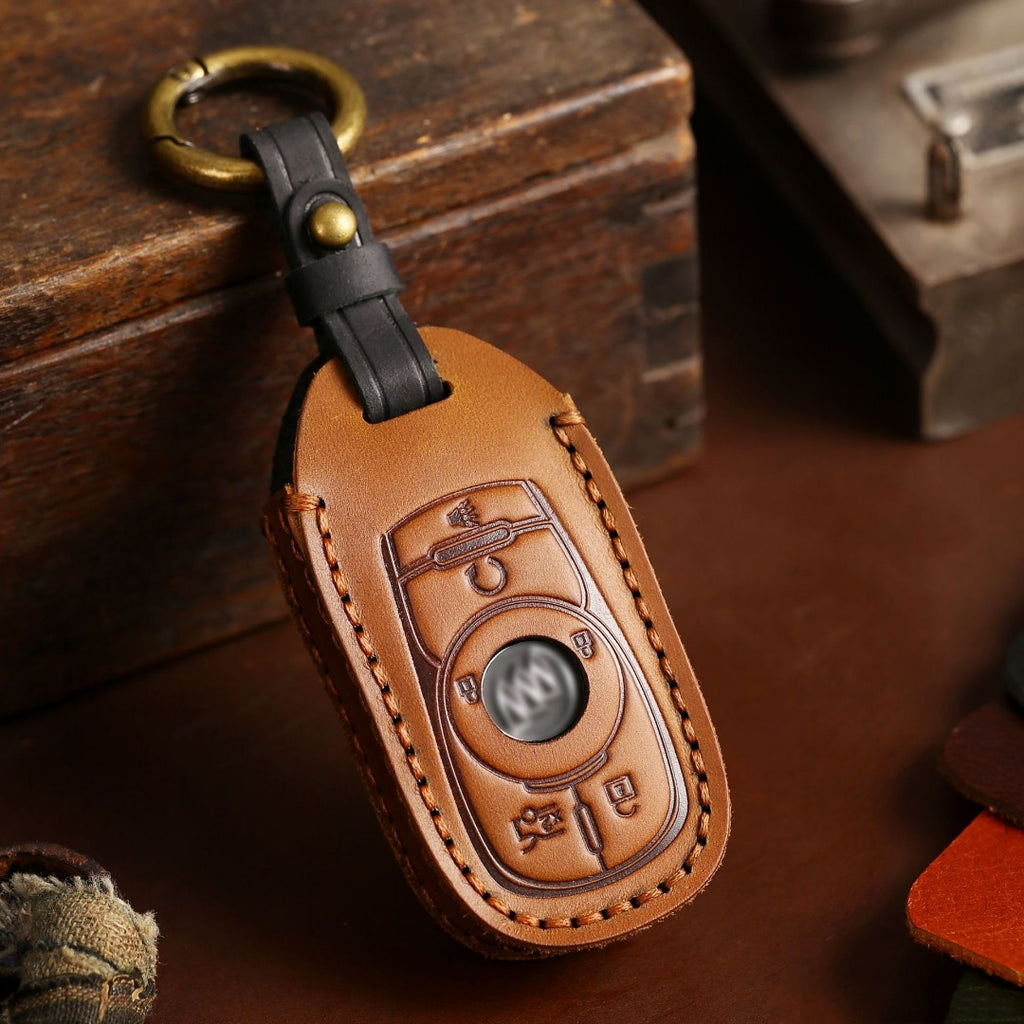 Buick Envision GL8 Regal LaCrosse Leder-Autoschlüsselhülle mit 4, 5 und 6 Tasten