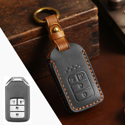 Honda CRV Lingpai XRV Civic Odyssey Elysion Accord Guandao Fit Leather Car Key Cover 2,3,4,5,6 Button