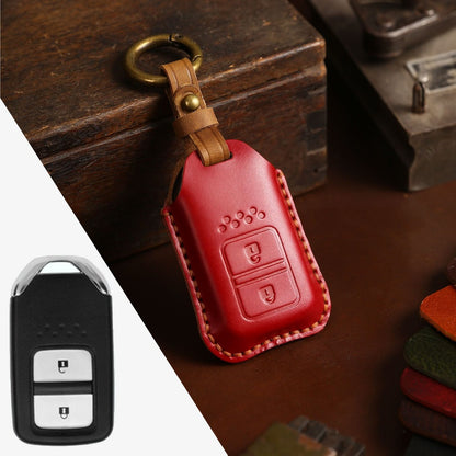 Honda CRV Lingpai XRV Civic Accord Guandao Fit Leather Car Key Cover 2,3,4,5,6 Button