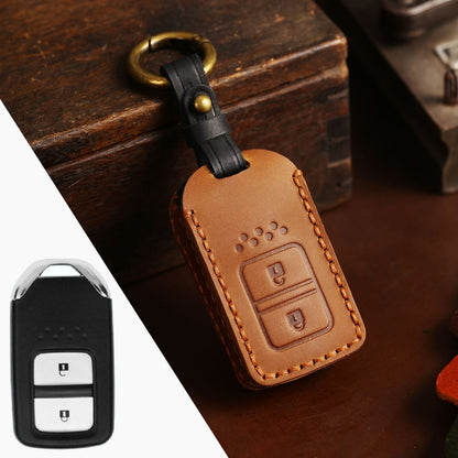 Honda CRV Lingpai XRV Civic Odyssey Elysion Accord Guandao Fit Leather Car Key Cover 2,3,4,5,6 Button