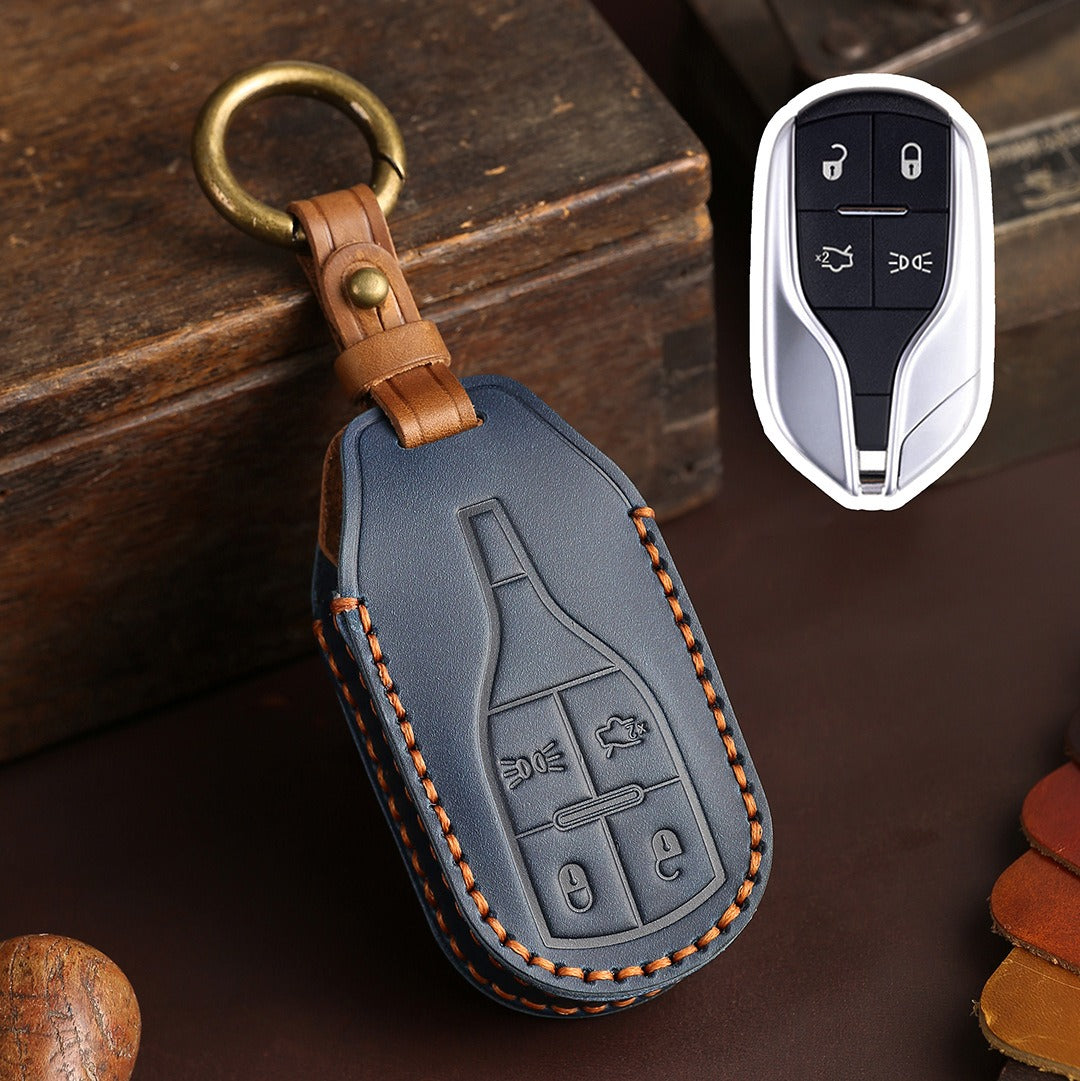 Maserati Leather Car Key Cover