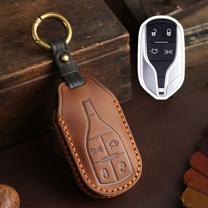 Maserati Leather Car Key Cover