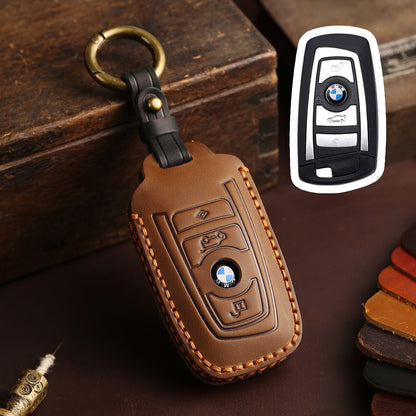 BMW Leather Car Key Cover 2,3 Button