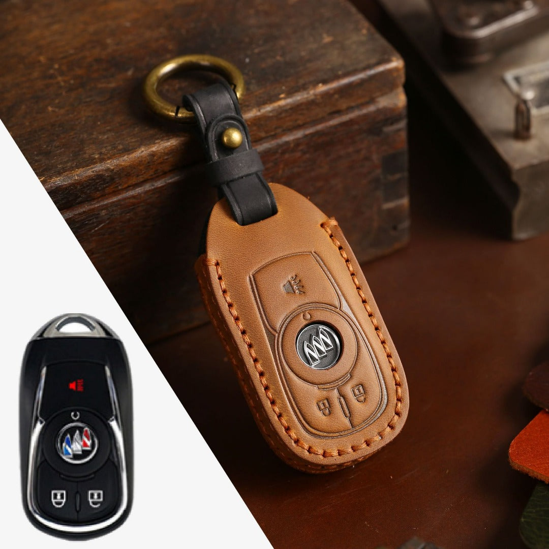 Buick GL8 GL6 Leather Car Key Cover 4,5,6 Button