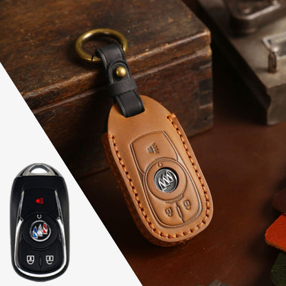 Buick GL8 GL6 Leather Car Key Cover 4,5,6 Button