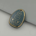 Carsine Chevrolet GMC Yukon Car Key Case Golden Edge Grey / Key case