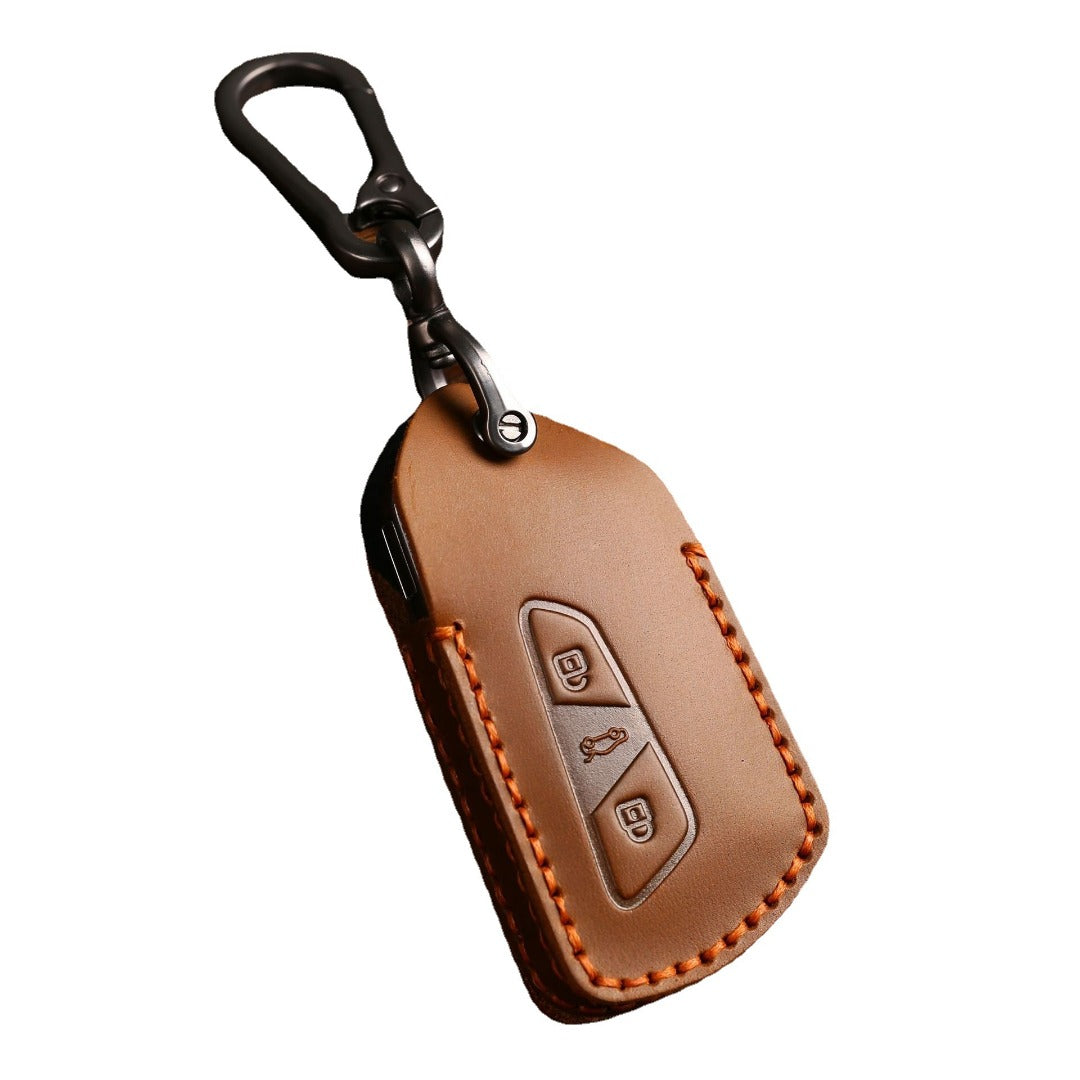 Volkswagen Golf 8 Touron ID6X ID4X ID6 Leather Car Key Cover 3,5 Button