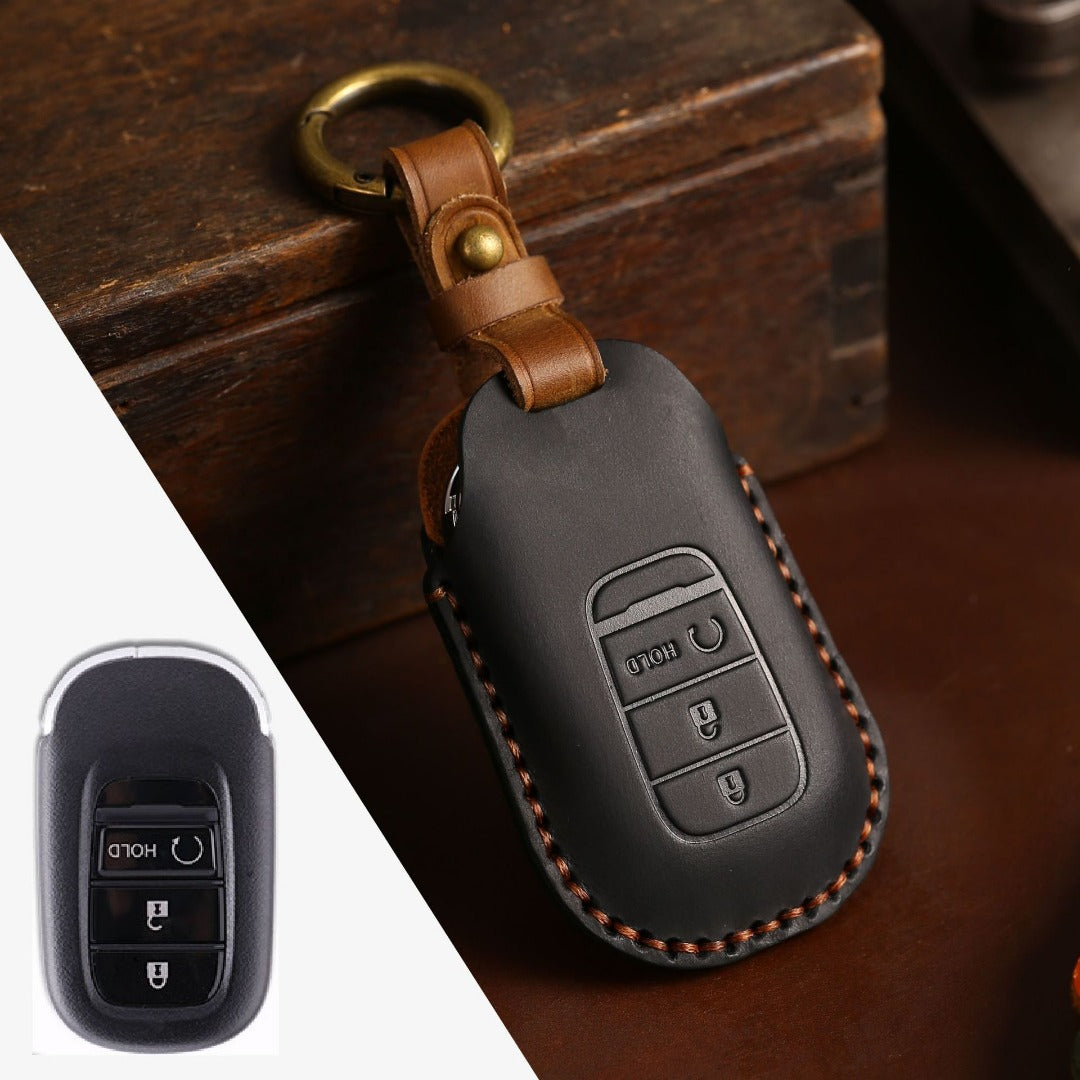 Honda Civic Leather Car Key Cover 2,3,4 Button