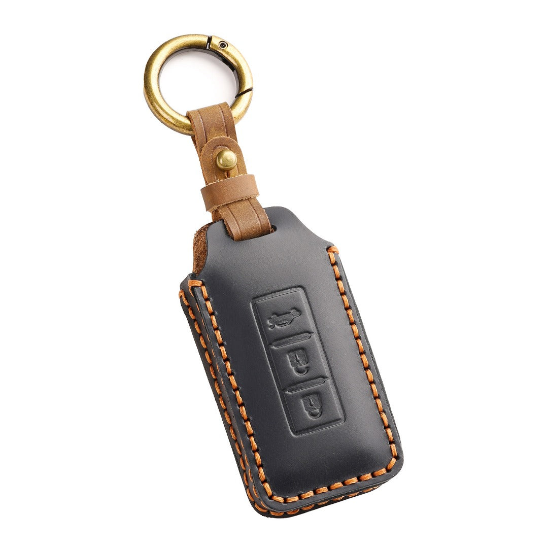 Mitsubishi Leather Car Key Cover 3 Button