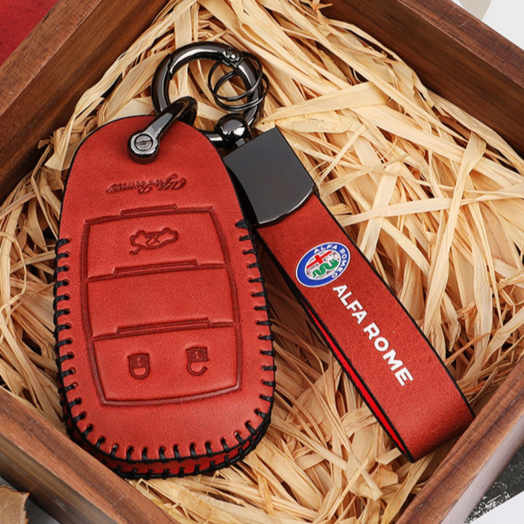 Alfa Romeo Leather Car Key Case