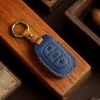 Hyundai Elantra IX25 Festa IX35 Verna Leder-Autoschlüsselhülle mit 3 Tasten