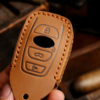 Subaru Leather Car Key Cover 3,4 Button