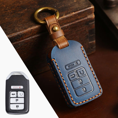 Honda CRV Lingpai XRV Civic Odyssey Elysion Accord Guandao Fit Leather Car Key Cover 2,3,4,5,6 Button