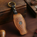 Mercedes-Benz Leder-Autoschlüsselhülle mit 2 oder 3 Tasten