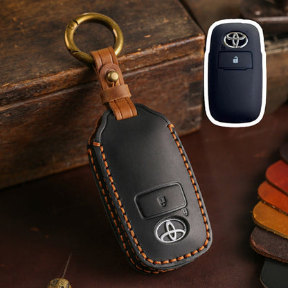 Toyota Yaris Leather Car Key Cover 2,3 Button