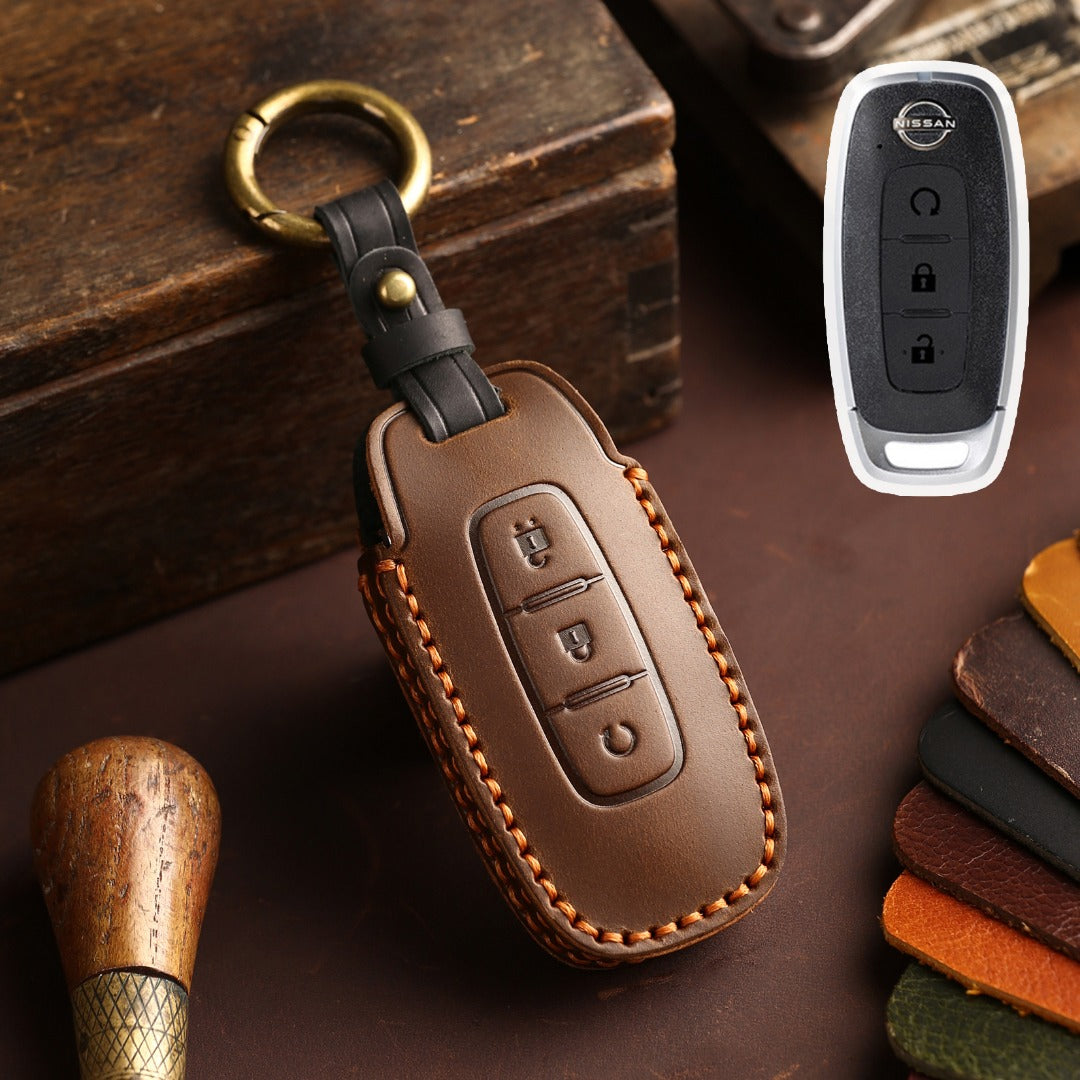 Nissan Teana Leather Car Key Cover 2,3,4,5 Button