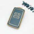 Carsine Golden Edge TPU key fob cover for Renault Megane Talisman - size comparison