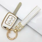 Carsine Honda Car Key Case Golden Edge