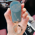 Carsine Golden Edge TPU key fob cover for GWM Haval H6 H2 Wingle - detail closeup