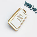 Carsine Golden Edge TPU key fob cover for Renault Megane Talisman - lifestyle shot