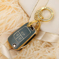 Carsine Golden Edge TPU key fob cover for Chevrolet Cruze Buick Excelle Holden - with accessories